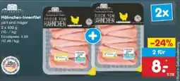 Netto Marken-Discount Gut Ponholz Hähnchen-Innenfilets Angebot