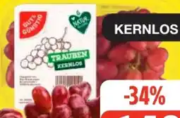 Edeka Frischemarkt Gut & Günstig Tafeltrauben Angebot