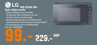 Saturn LG MS 2336 GIB Solo Mikrowelle Angebot