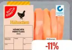 Edeka Frischemarkt Gut & Günstig Hähnchen-Ministeaks Angebot