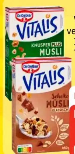 Edeka Frischemarkt Dr. Oetker Vitalis Müsli Angebot