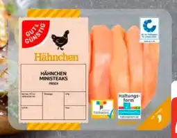 Edeka Gut & Günstig Hähnchen-Ministeaks Angebot