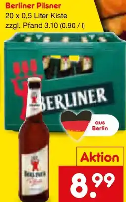 Netto Marken-Discount Berliner Pilsner Pils Angebot