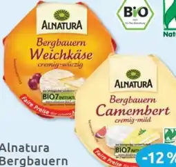 Budni Alnatura Bio Bergbauern Weichkäse Angebot