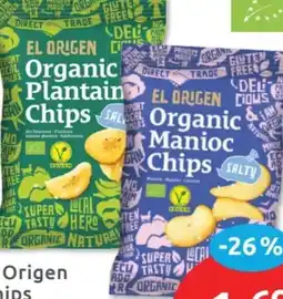 Budni El Origen Bio Chips Vegan Angebot