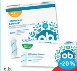 Budni O.B. Tampons Pro Comfort Angebot