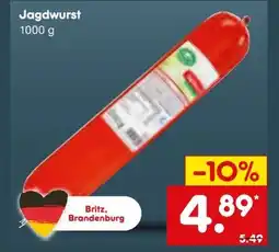 Netto Marken-Discount Eberswalder Jagdwurst Angebot
