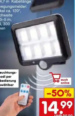 Netto Marken-Discount easy! MAXX Solarstrahler mit Bewegungsmelder Angebot