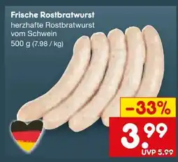 Netto Marken-Discount Rostbratwurst Angebot
