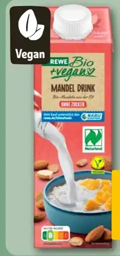 REWE Rewe Bio Mandeldrink vegan Angebot