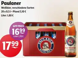 Getränke Hoffmann Paulaner Weißbier Angebot