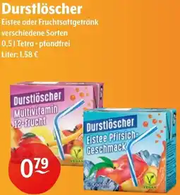 Getränke Hoffmann Durstlöscher Eistee oder Fruchtsaftgetränk Angebot