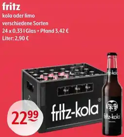 Getränke Hoffmann fritz kola oder limo Angebot