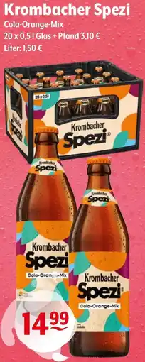 Getränke Hoffmann Krombacher Spezi Angebot