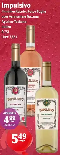Getränke Hoffmann Impulsivo Primitivo Rosato, Rosso Puglia Angebot