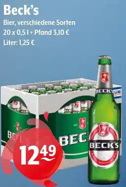 Getränke Hoffmann Beck's Bier Angebot
