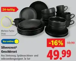 Lidl Silvercrest Geschirrset Angebot