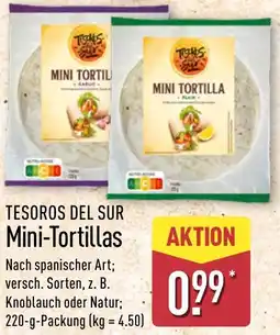 Aldi Nord TESOROS DEL SUR Mini-Tortillas Angebot