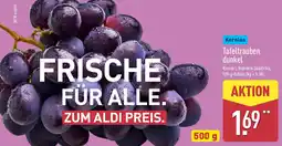 Aldi Nord Tafeltrauben dunkel Angebot