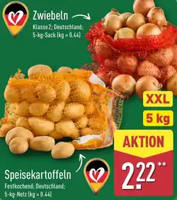 Aldi Nord Zwiebeln oder Speisekartoffeln Angebot