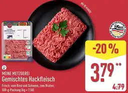 Aldi Nord MEINE METZGEREI Gemischtes Hackfleisch Angebot