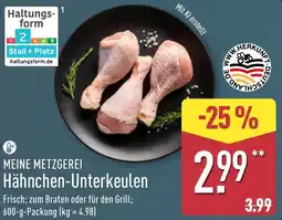 Aldi Nord MEINE METZGEREI Hähnchen-Unterkeulen Angebot