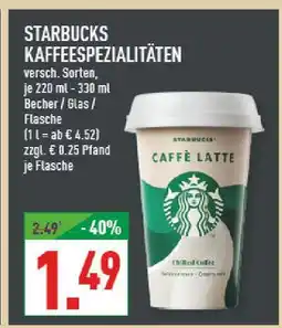 Marktkauf Starbucks kaffeespezialitäten Angebot