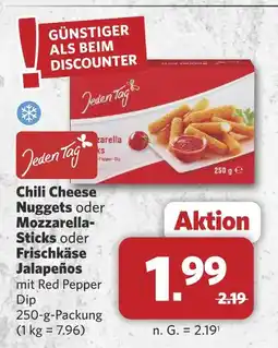 Combi Jeden tag chili cheese nuggets oder mozzarella- sticks oder frischkäse jalapeños Angebot