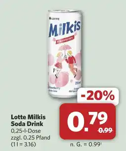 Combi Lotte milkis soda drink Angebot
