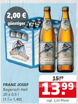 Getränke Quelle Franz josef bayerisch hell Angebot