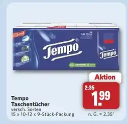 Combi Tempo taschentücher Angebot