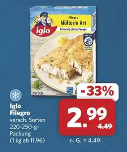 Combi Iglo filegro Angebot