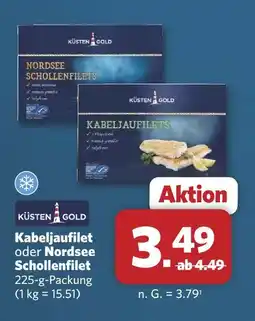 Combi Küsten gold kabeljaufilet oder nordsee schollenfilet Angebot