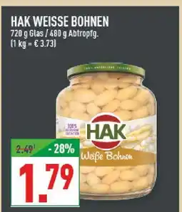 Marktkauf Hak weiße bohnen Angebot