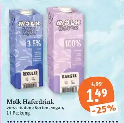 tegut Mølk haferdrink regular Angebot