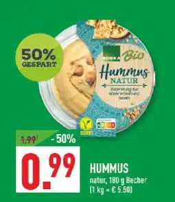 Marktkauf Edeka bio hummus natur Angebot