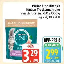 Marktkauf Purina one bifensis katzen trockenahrung Angebot