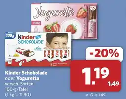 Combi Kinder schokolade Angebot