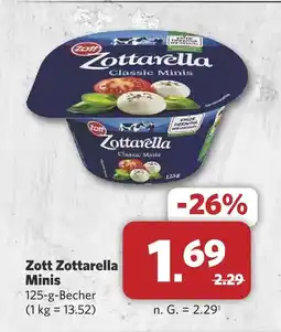 Combi Zott zottarella classic minis Angebot