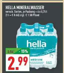 Marktkauf Hella mineralwasser Angebot