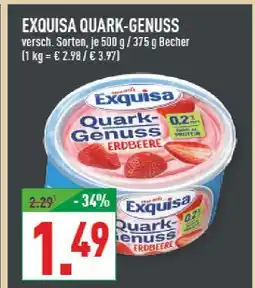 Marktkauf Exquisa quark-genuss erdbeere Angebot