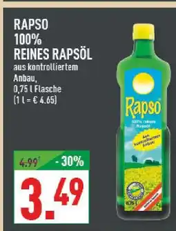 Marktkauf Rapso 100% reines rapsöl Angebot