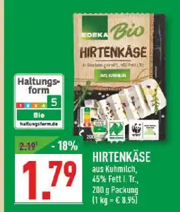 Marktkauf Edeka bio hirtenkäse Angebot