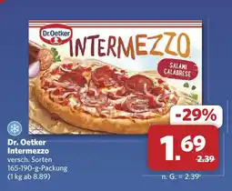 Combi Dr. oetker intermezzo Angebot
