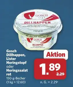 Combi Gosch sylt dillhappen lister heringstopf oder heringssalat rot Angebot