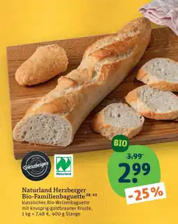 tegut Herzberger bio-familienbaguette Angebot
