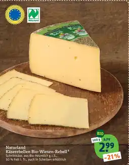 tegut Naturland käserebellen bio-wiesen-rebell Angebot