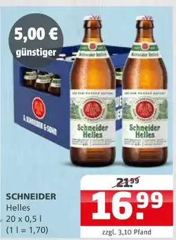 Getränke Quelle Schneider helles Angebot