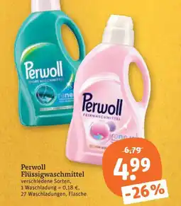 tegut Perwoll flüssigwaschmittel Angebot