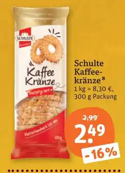 tegut Schulte kaffee-kränze Angebot